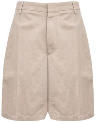 ZEGNA - Pressed-Crease Shorts - Lyst