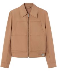 Versace - Blouson Cotton Canvas Fabric - Lyst