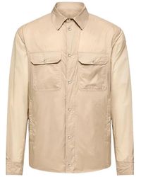 Moncler - Ripstop-Texture Button-Down Shirt - Lyst