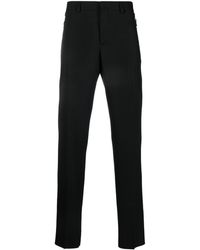 Moschino - Mid-rise Slim-cut Trousers - Lyst