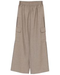 P.E Nation - Residency Elastic-Waist Cargo Trousers - Lyst