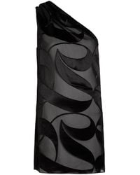 Delos - Amaris One-Shoulder Devoré Dress - Lyst