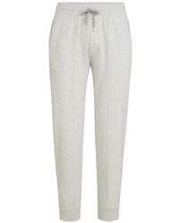 Brunello Cucinelli - Cashmere Double-Knit Trousers With Crête-Detail And Elasticated Zipper Cuffs - Lyst