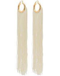 Jil Sander - Hoops Fringe Earrings - Lyst
