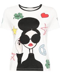 Alice + Olivia - Rylin Cotton T-shirt - Lyst