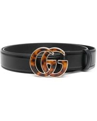 Gucci - Gg Marmont Leren Riem - Lyst