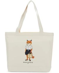 Maison Kitsuné - Borsa Tote Dressed Fox - Lyst