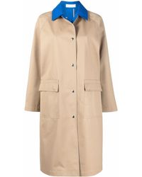 Coat di Helmut Lang in Neutro Donna Abbigliamento da Cappotti da Cappotti lunghi e invernali 