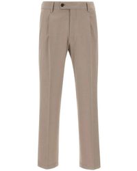 Devore - Pleated Straight-Leg Trousers - Lyst