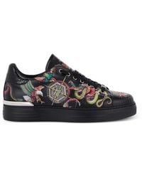 Philipp Plein - Printed Low-Top Sneakers - Lyst