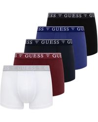 Guess - Logo-Waistband Boxers (Set Of Five) - Lyst