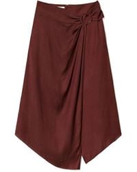 Twinset - Jacquard Ring-Detail Midi Skirt - Lyst
