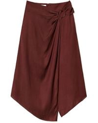 Twinset - Jacquard-Midirock mit Ringdetail - Lyst