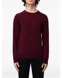 Brooksfield - Crew-Neck Wool Sweater - Lyst