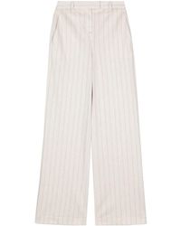 Circolo 1901 - Pinstripe High-waisted Trousers - Lyst
