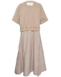 3.1 Phillip Lim - Crew-Neck Short-Sleeve Midi Dress - Lyst