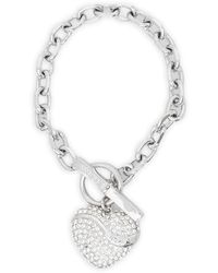 Guess - Heart-Chain Bracelet - Lyst