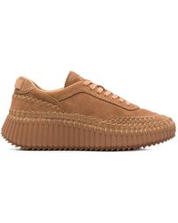 Chloé - Baskets Nama En Daim - Lyst
