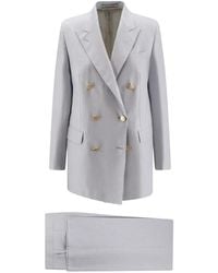 Tagliatore - Buttoned Double-Breasted Suit - Lyst