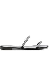 Giuseppe Zanotti - Croisette Crystal-Embellished Sandals - Lyst