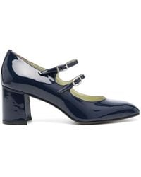 CAREL PARIS - 65Mm Alice Leather Pumps - Lyst