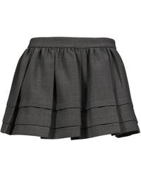 ShuShu/Tong - Tiered Pleated Mini Skirt - Lyst