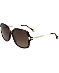 Carolina Herrera - Lunettes De Vue Géométriques À Effet Écaille De Tortue - Lyst
