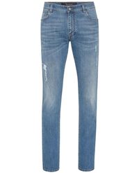 Billionaire - Jean À Détail De Logo - Lyst