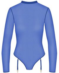 Maison Close - Corps À Corps Garter-Detail Bodysuit - Lyst