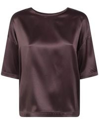 Brunello Cucinelli - Short Sleeves Blouse - Lyst