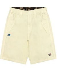 Aape By A Bathing Ape - Logo-Appliqué Shorts - Lyst
