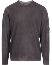 C.P. Company - Lens-Detail Raglan-Sleeve Sweater - Lyst