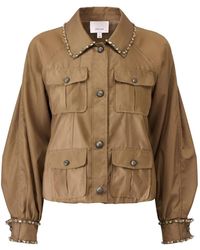 Cinq À Sept - Adami Rhinestone-Embellishment Jacket - Lyst