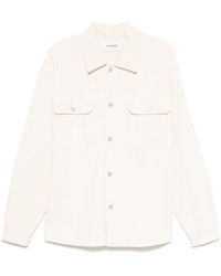 FRAME - Hemd Aus Canvas - Lyst