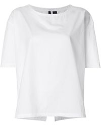Woolrich T-shirt à fente au dos - Blanc