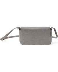 Brunello Cucinelli - Monili-Embellished Leather Cross Body Bag - Lyst