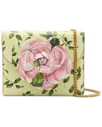 Oscar de la Renta - Flower-Detailing Crossbody Bag - Lyst