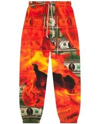 DENIM TEARS - Burn It All Printed Track Pants - Lyst