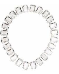 Swarovski - Millenia Octagon Cut Crystals Necklace - Lyst