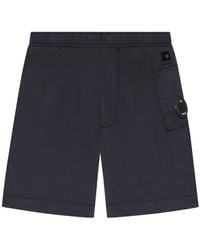 C.P. Company - Nylon Swim Shorts With Hip Pocket With Lens Detail - Lyst