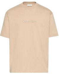 Calvin Klein - Logo-Embroidered T-Shirt - Lyst