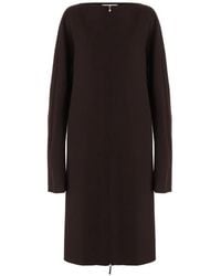 Carven - Robe Manches Longues À Perles - Lyst
