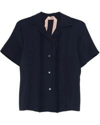 N°21 - Chemise Volantée À Manches Courtes - Lyst