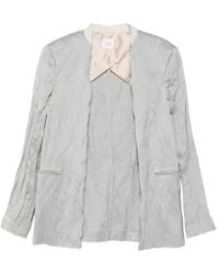 Alysi - Sartoriale Frayed Blazer - Lyst