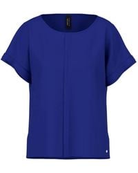 Marc Cain - Pleat-Detail Short-Sleeve Blouse - Lyst