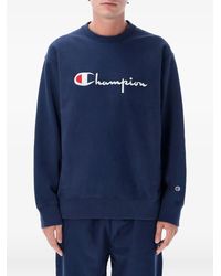 Champion - Sudadera Reverse Weave Con Logo Bordado - Lyst