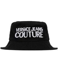 Versace Jeans Couture - Logo-Embroidered Bucket Hat - Lyst