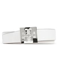 Tory Burch - Logo-Plaque Reversible Belt - Lyst