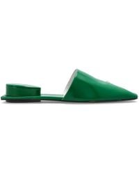 Tory Burch - Pierced Leather Mules - Lyst