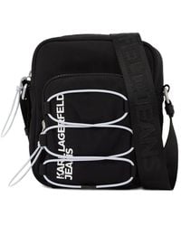 KARL LAGERFELD - String Utility Reporter Menssager Bag - Lyst